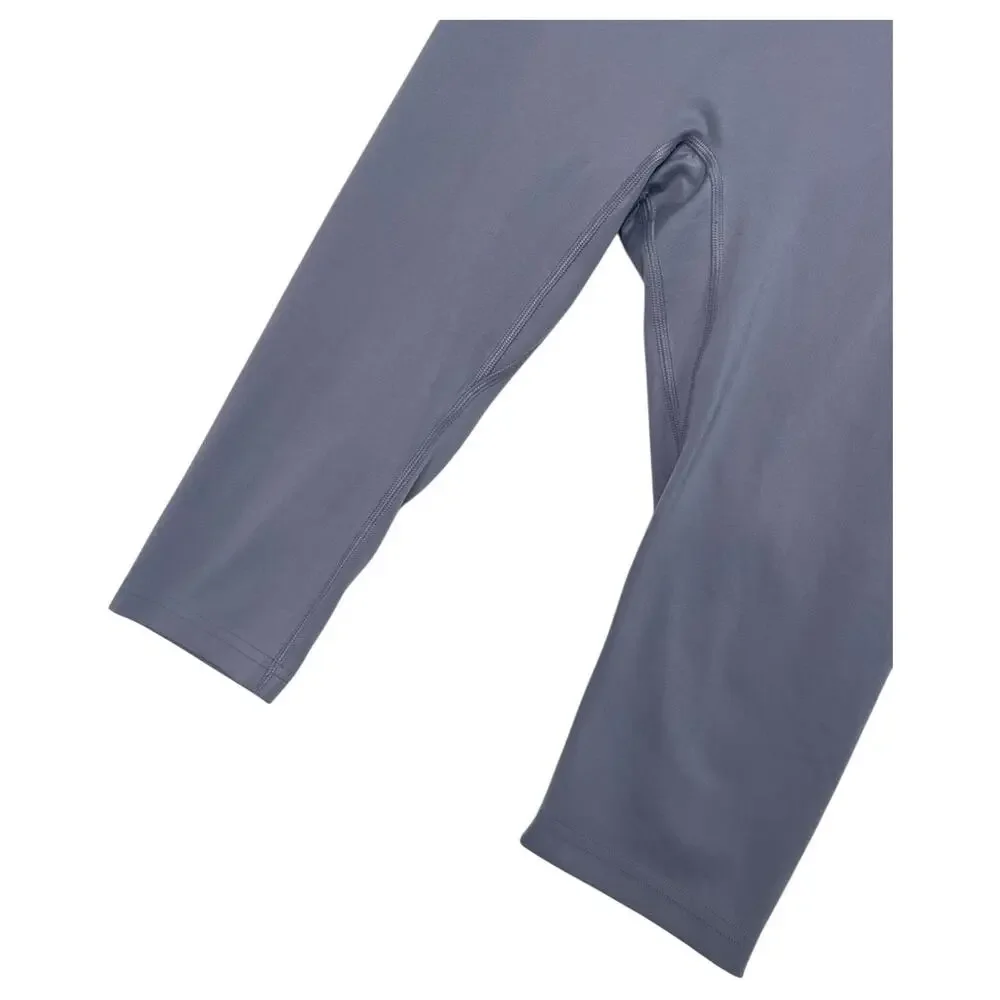 Gymshark Leggings Womens Small Blue Gray Cropped Capri Yoga Workout Gym Stretch